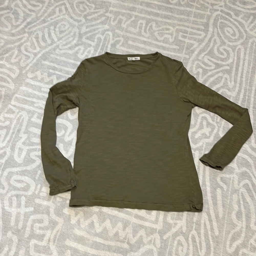 Alex mill long sleeve cotton tee